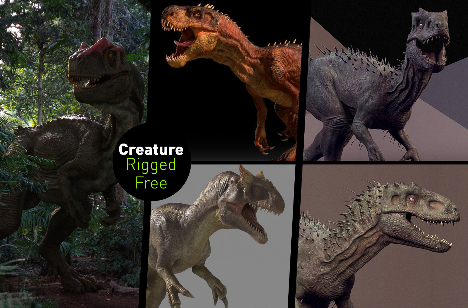 Creature Animation Free Rig To Download 3dart