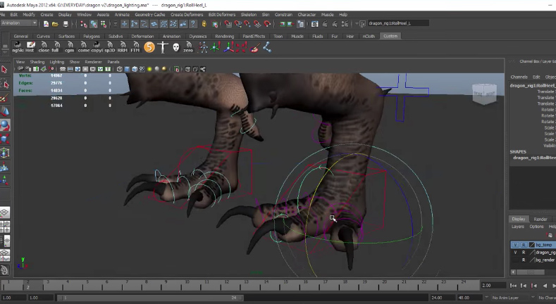 Creature Animation Free Rig To Download 3dart