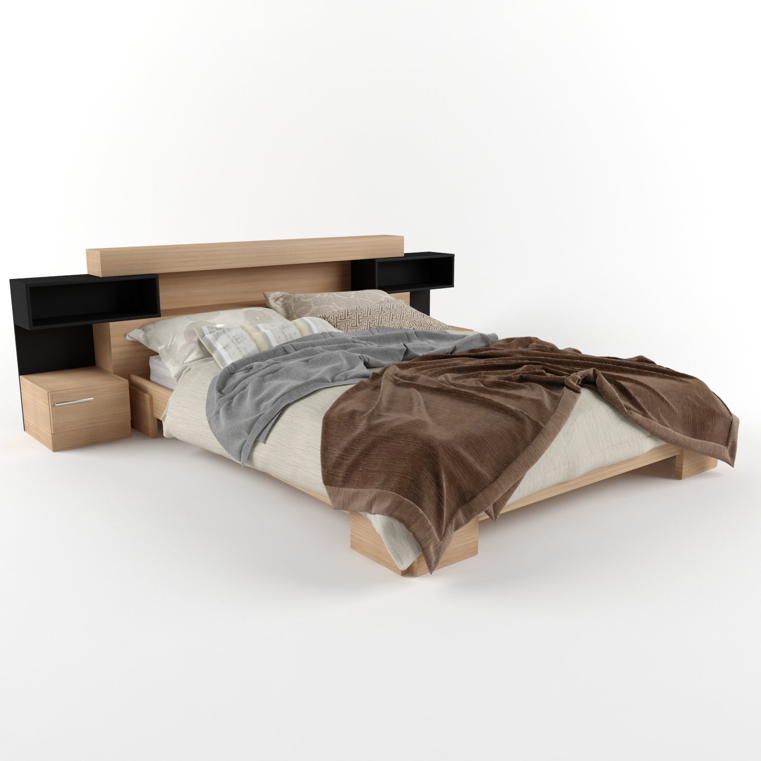 Saye Bed Furniture porsche design Free model - 3DArt