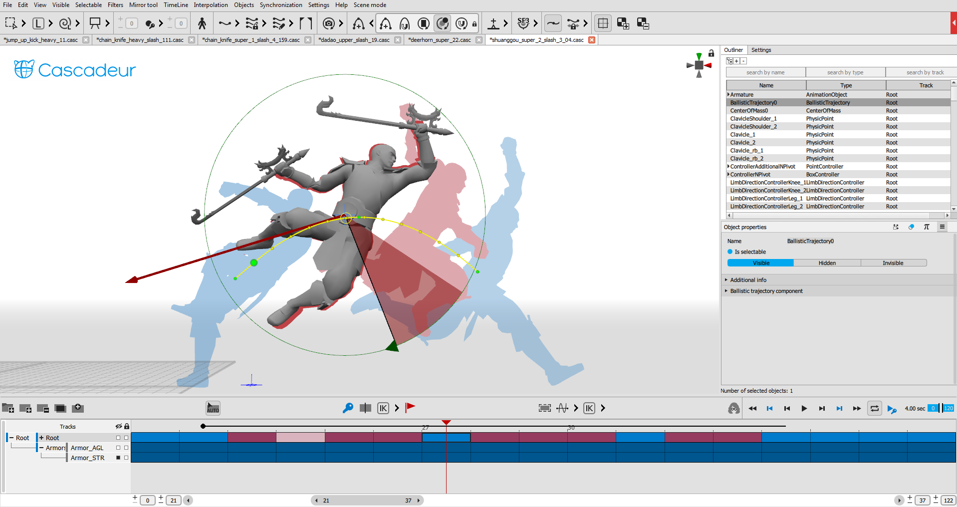 Cascadeur physics based animation software - 3DArt