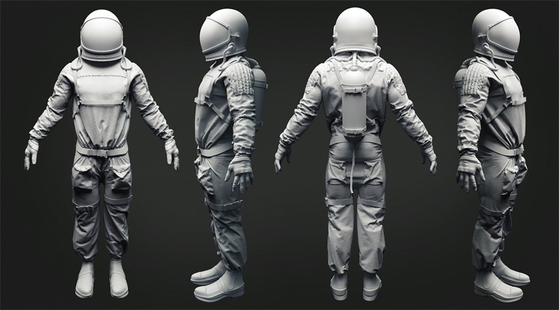 Astronaut Free 3d Model 3dart