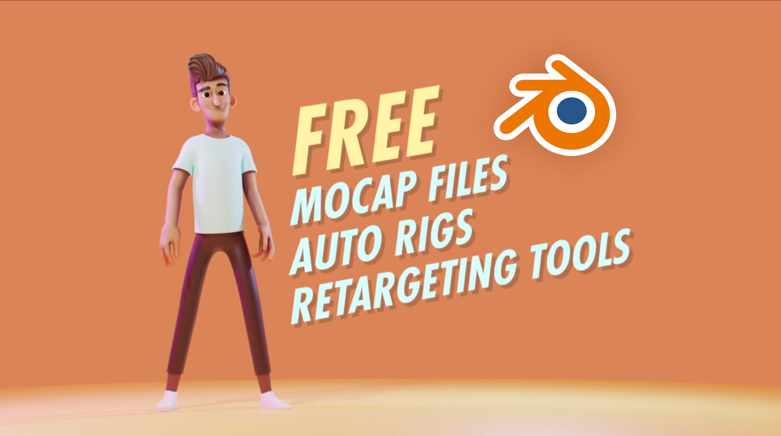 How to Use FREE MOCAP Files Rigs in BLENDER - 3DArt